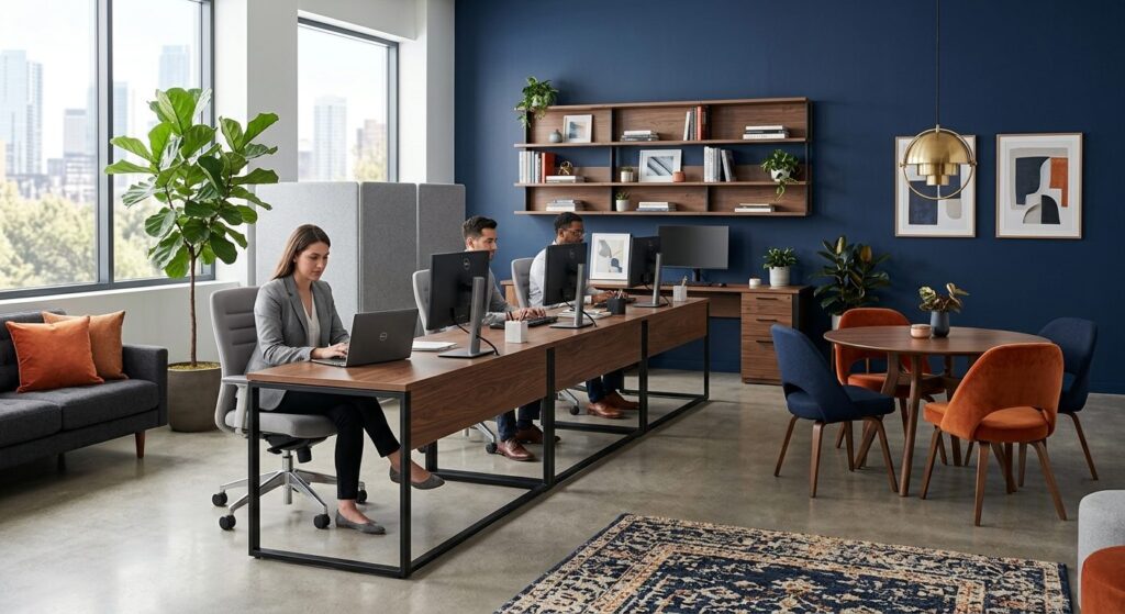 Kontorets farvepalette – farver der motiverer og inspirerer